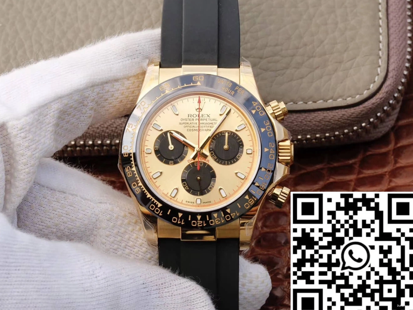 Cosmograph Gold Yellow JH Black Chronograph 116518ln V6 Daytona Rolex Factory 0415